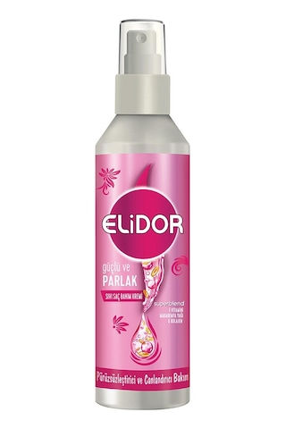 Elidor Superblend Güçlü ve Parlak Pürüzsüzleştirici Canlandırıcı Sıvı Saç Bakım Kremi 200 ML