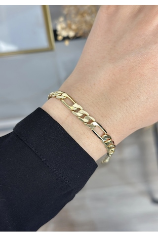 Xp Gold Marka Model Bileklik 19.5 Cm Altın