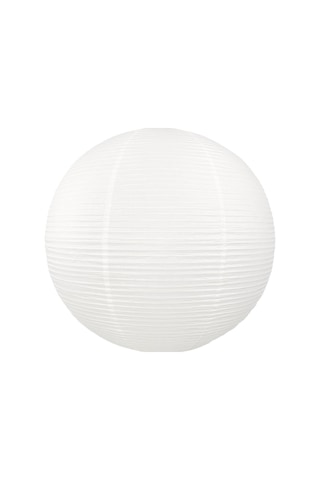 Yifomall 40cm Japon Usulu Washi Kağıt Küre Avize - Otel, Kafe, Mağaza Dekoru İçin Yumuşak Işık Efekti, Tekli Avize罩 Beyaz