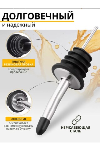 Rezidencia Uuta 5 Adet Şişe İçin Manuel Dozlama Ağızlığı 366196743 Gri