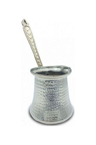 Cezve Bakır Gümüş 3'lü Set