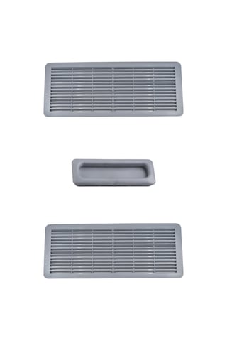 Mercedes S Sınıf W140 İçin Sunroof Güneşlik El Tutamağı Ve Izgara Seti -gri
