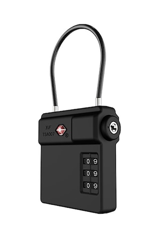 Micflip P25 Tsa Kilit Ve Find My Takip Özellikli Valiz Seyehat Kiliti Siyah
