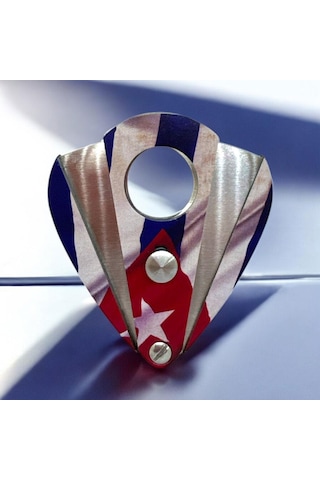 Cuban Flag Yaprak Model Metal Puro Kesici Krom 56ring