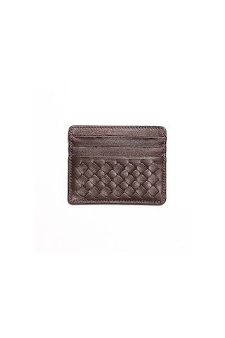 Tea Cüzdan & Kartlık Erkek 845 Vergelio Knitting Wallet Card Holder Tea