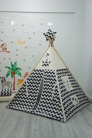 Kızıldereli Oyun Çadırı Devrilmeyen Sabitleme Mekanizmalı Zigzag