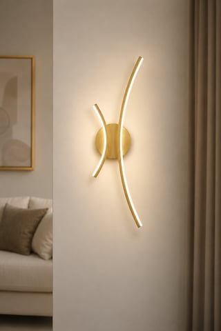 Yumi Modern Led Duvar Apliği Günışığı Eskitme