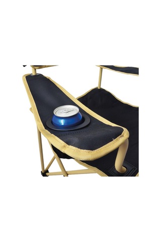Campout Mogan Katlanır Kamp Sandalyesi Siyah
