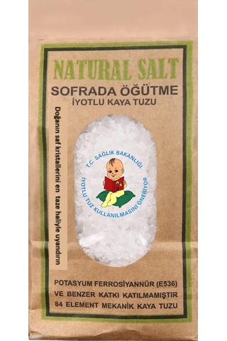 Efem Tuz Sofrada Öğütme İyotlu Kaya Tuzu 500 G