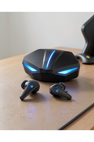 Bluetooth Kulak İçi Oyuncu Kulaklığı, Rgb Işıklı Düşük Gecikmeli Belirtilmemiş