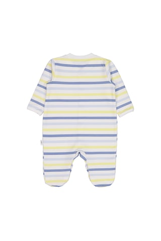 Civil Baby Little Sailors Cep Baskılı Patikli 1-9 Ay Tulum - Kırık Beyaz Kırık Beyaz
