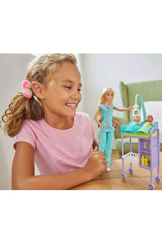 Barbie Ben Büyüyünce Bebek Doktoru Oyun Seti Dhb63 - Gkh23