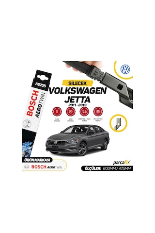 Vw Jetta Bosch Aerotwin A620S Silecek Takımı 2011-2019
