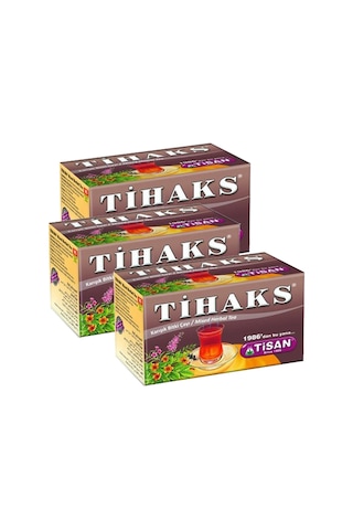 Tihaks Karışık Bitki Çayı 20 Süzen Poşet 3 Adet Tilaks 3 Paket Tilax