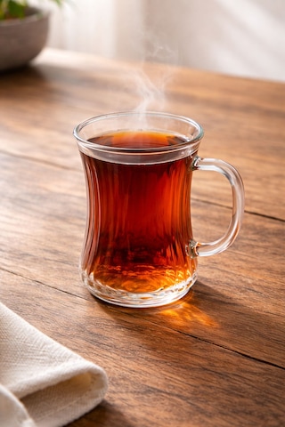 6 Lı Borosilikat İnce Cam Kulplu Pinterest Çay Bardağı Bardak Şeffaf