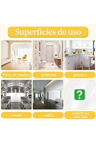 Geeroyoo 5m Yenilenebilir Suya Dayanıklı Nano Çift Taraflı Bant - Duvar, Halı Sabitleyici, Mutfak Ve Dış Mekan Uygun, İz Kalmaz, Kırpılabilir, Kauçuklu Tutucu Diğer