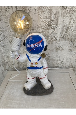 Elinde Ampüllü Astronot, Abajur Heykel