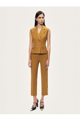 Nocturne Gold Aksesuarlı Pantolon N26yn3472 Camel