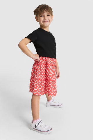 U.s. Polo Assn. Kız Çocuk Kırmızı Etek Örme 50325669-vr213 Rısk Red