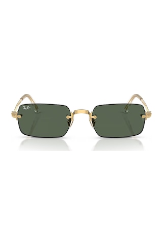 Ray-ban Rb 3928 00171 54 Unisex Dikdörtgen Gold Metal Güneş Gözlüğü Altın
