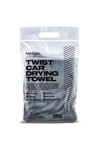 Nasiol 50x60 Yüksek Emişli Mikrofiber Araç Kurulama Havlusu
