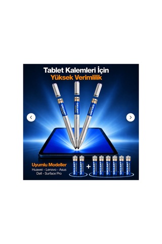 Aaaa 1.5v 23a Alkalin 8'li  Paket 4a Tablet Kalemi Pili Lenovo Huawei Asus Dell Surface Pro Yeni Tarih 2029