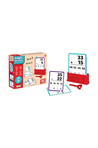 Logic Key Game Toplama Ve Çıkarma Matematik Kutu Oyunu