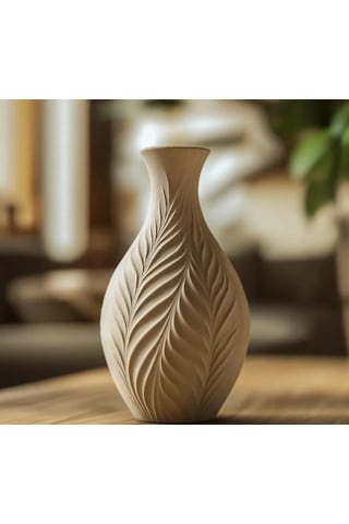 Fısıldayan Yapraklar Dekoratif Vazo 25 CM