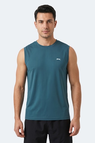 Slazenger Herofıt Erkek Kolsuz Petrol Atlet