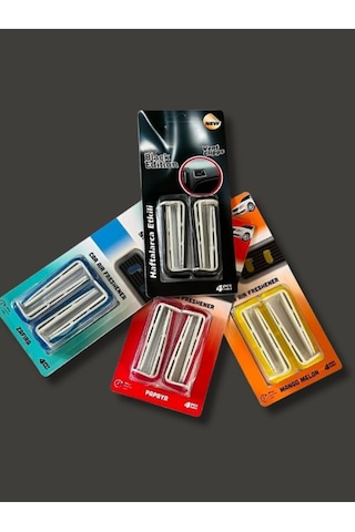 Meys Araba Klima Petek Kokusu 1 Paket 4 Klips -oto Havalandırma Kokusu - Kırmızı