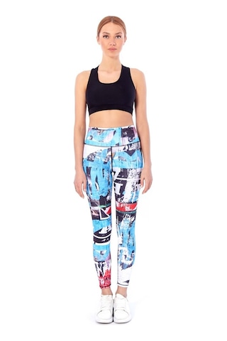 B-03 Baskılı Tayt Çok Renkli