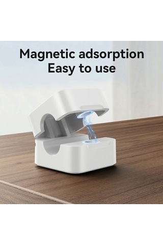 Pazly Yesıdo C216 4 Adet Manyetik Kablo Klipsi, Beyaz, Kablo Yönetim, Ofis/ev/karşılaştırma