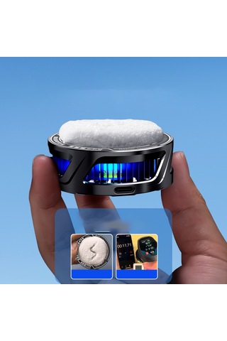 Pmr Sl-25 Cep Telefonu Soğutucu Rgb Işıklı, Kıskaçlı & Manyetik, Sessiz Güçlü Fan