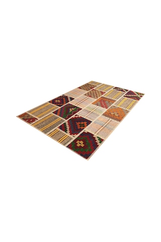 Patchwork El Dokuma Anadolu Halısı (431081468) Çok Renkli