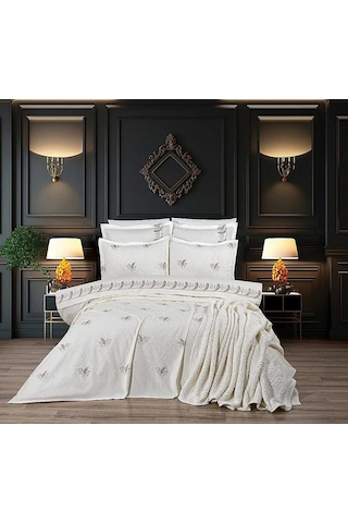 Başak 10 Parça Çeyiz Seti Bej