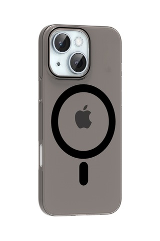 Joko Apple Uyumlu iPhone 15 Uyumlu Pc Blank Magsafe Kapak - Siyah Renkli