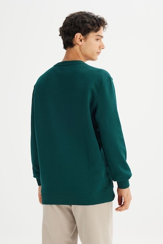 Lee Erkek Small Logo Sweatshirt Jadeforest Jadeforest