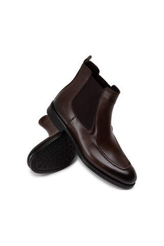 Deery Hakiki Deri Kahverengi Erkek Chelsea Bot - 01953mkhvc01