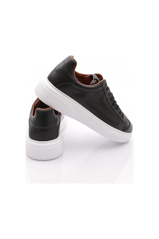 Dgn Luca Erkek Sneakers Ayakkabi Siyah Antik Beyaz