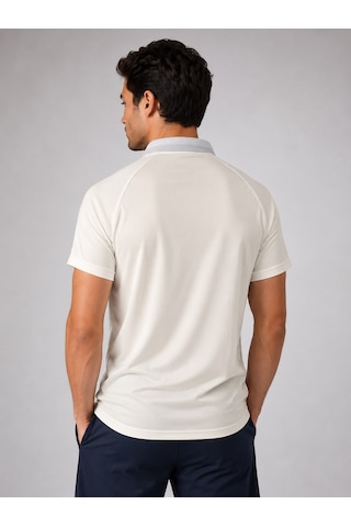 Umbro Vectör Kamp Erkek Ekru Polyester Polo Yaka Spor Tişört Tf0614