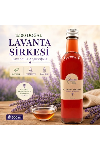 Doğal Lavanta Sirkesi 500 Ml L.angustifolia - Lavanta