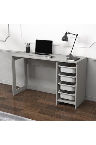 Hero Modern Çalışma Masası - 120 Cm Gri