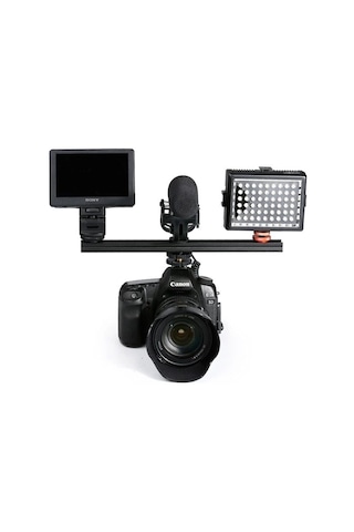 Andoer Se-300 20 Cm Metal Işık Uzatma Kolu Siyah