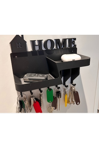 Home Anahtar Askısı Siyah Home Anahtar Askısı Siyah