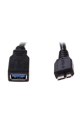 Micro B Erkek To Usb Dişi Kablo - Harici Harddisk Uzatma Kablosu (533634096)