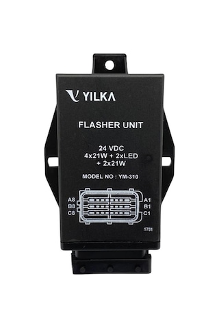 Yılka 24v Flaşör 24 Uçlu 4 X 21w + 2 X Led + 2 X 21w Otokar
