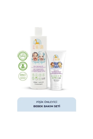 Le Natura Pişik Önleyici Bebek Bakım Seti