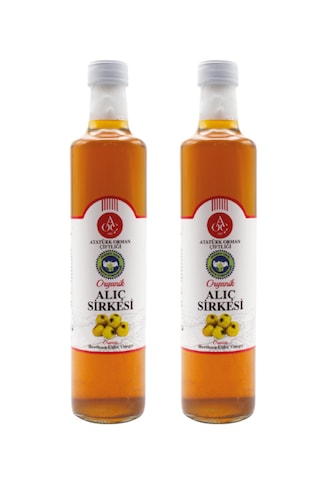 Atatürk Orman Çiftliği Organik Alıç Sirkesi 2'li Set 500 Ml Atatürk Orman Çiftliği Organik Alıç Sirkesi 2'li Set 500 Ml