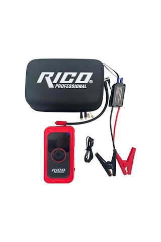 Rico 022-rc4073 Rico Dijital Akü Takviye Cihazı Ve Lastik Şişirme Kompresörü 12000 A