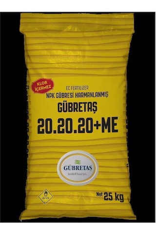 Gübretaş 20.20.20 + Me - 25 Kg